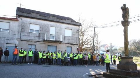 Plataforma vecinos contra el vial Beade-Bembrive. 