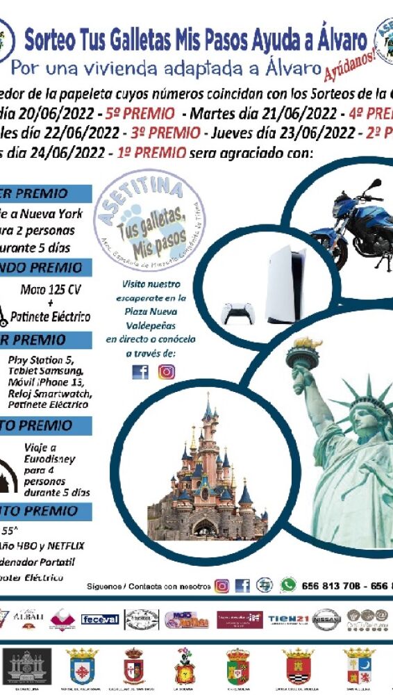 Cartel de los sorteos