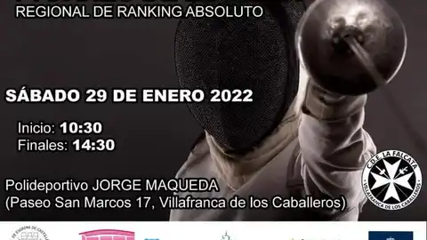 Cartel Campeonato Regional de Esgrima Cartel Campeonato Regional de Esgrima