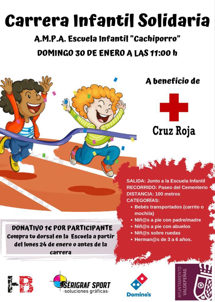 Valdepeñas propone una divertida carrera solidaria para niños y bebés Valdepeñas propone una divertida carrera solidaria para niños y bebés