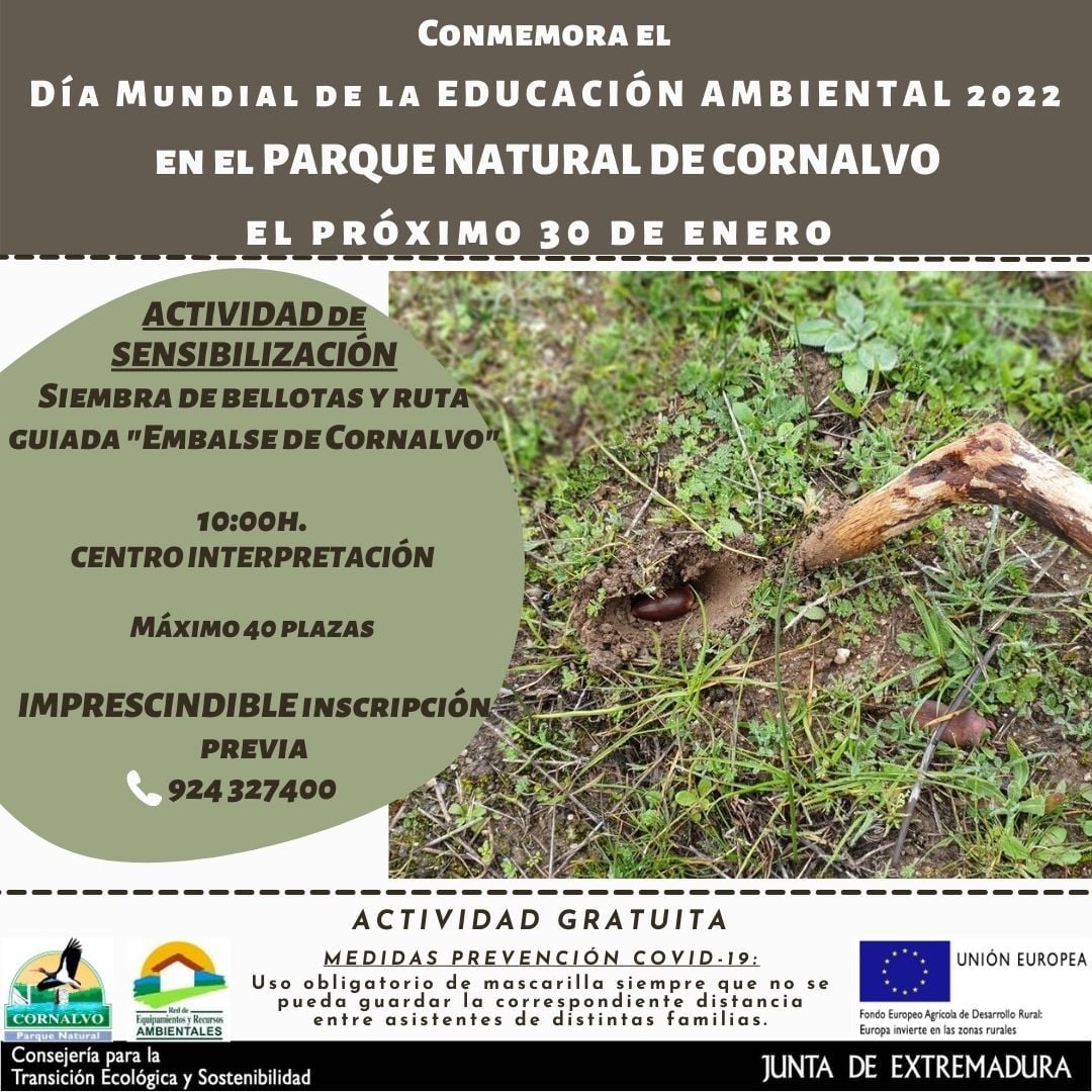 Siembra de bellotas y ruta guiada con motivo del Día de la Educación Ambiental Siembra de bellotas y ruta guiada con motivo del Día de la Educación Ambiental