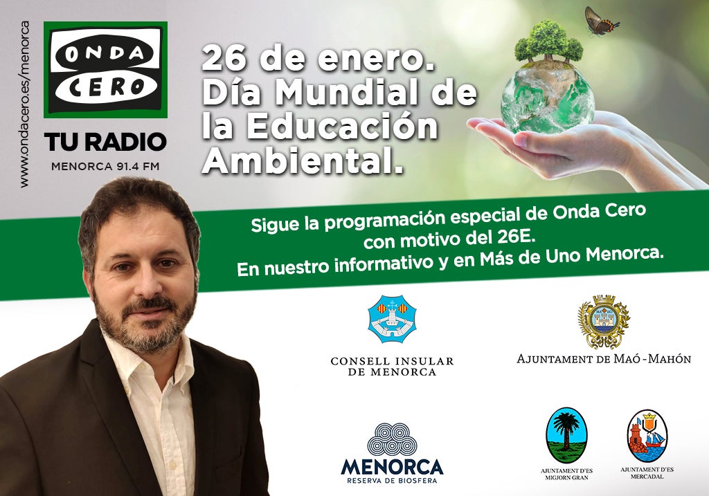 La educación ambiental protagoniza este miércoles la programación de Onda Cero Menorca La educación ambiental protagoniza este miércoles la programación de Onda Cero Menorca