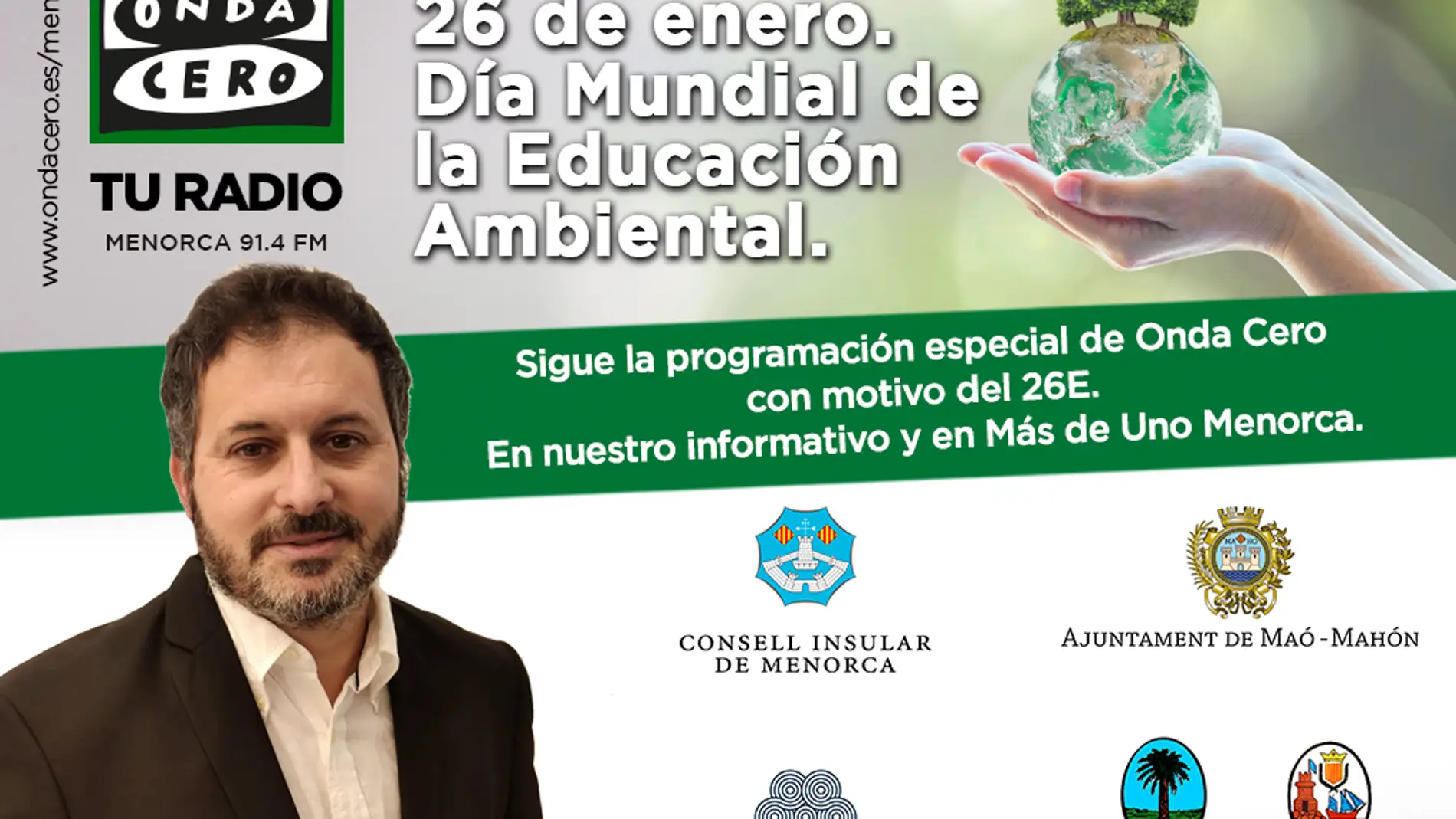 La educación ambiental protagoniza este miércoles la programación de Onda Cero Menorca