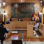 Pleno en la Diputación de León Pleno en la Diputación de León