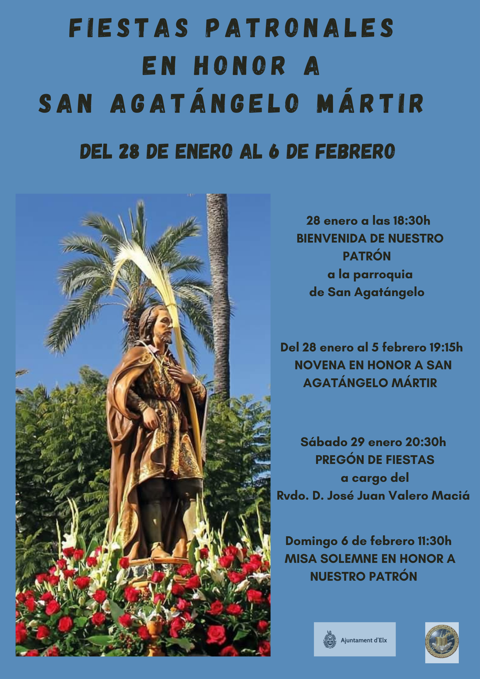 El patrón de Elche se vuelve a quedar sin procesión El patrón de Elche se vuelve a quedar sin procesión