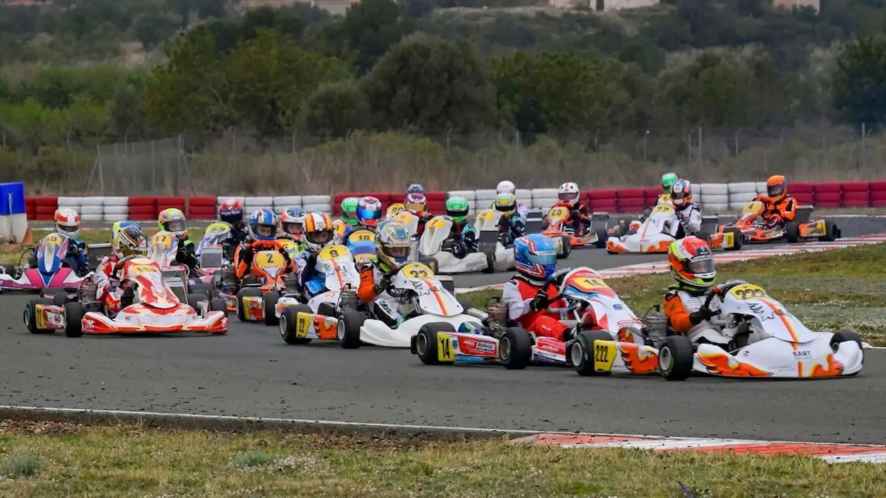 Un momento del Hivern Karting Un momento del Hivern Karting