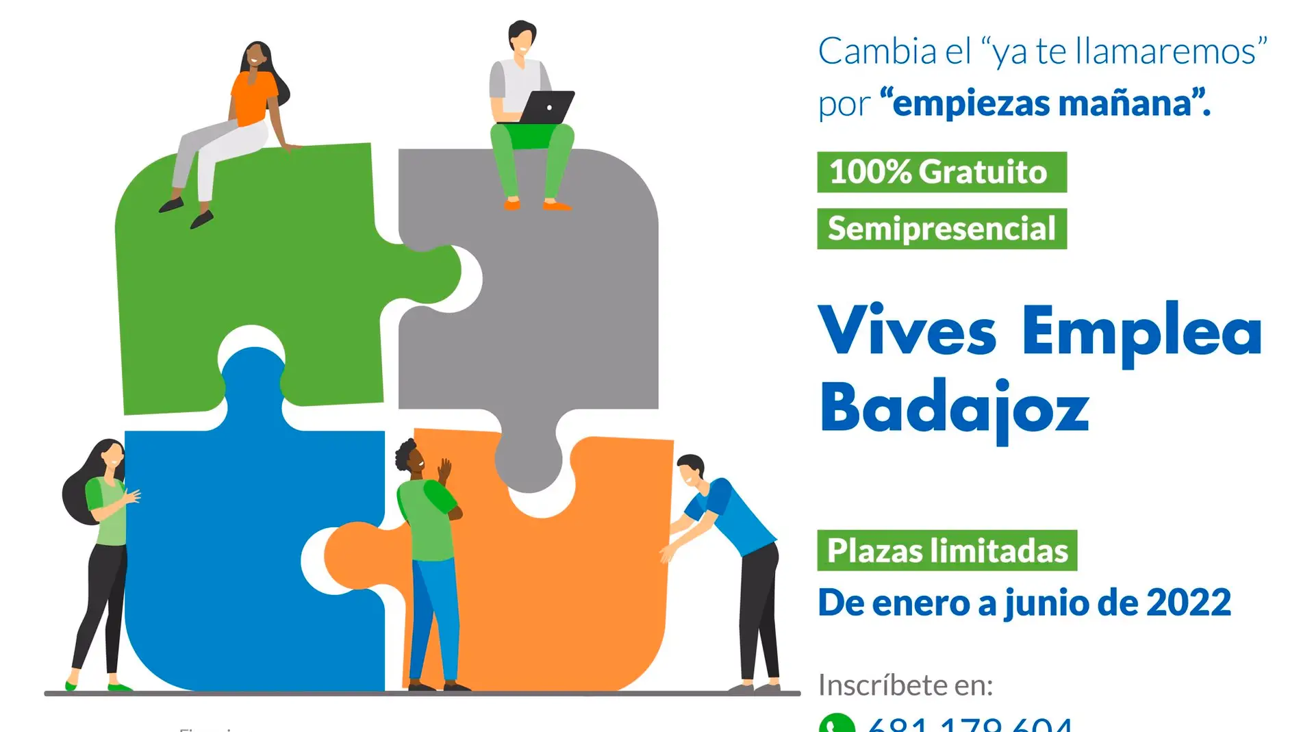 Acción Contra el Hambre desarrolla en Badajoz una nueva edición de 'Vives Emplea' dirigido a personas desempleadas