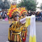Comparsa durante el desfile