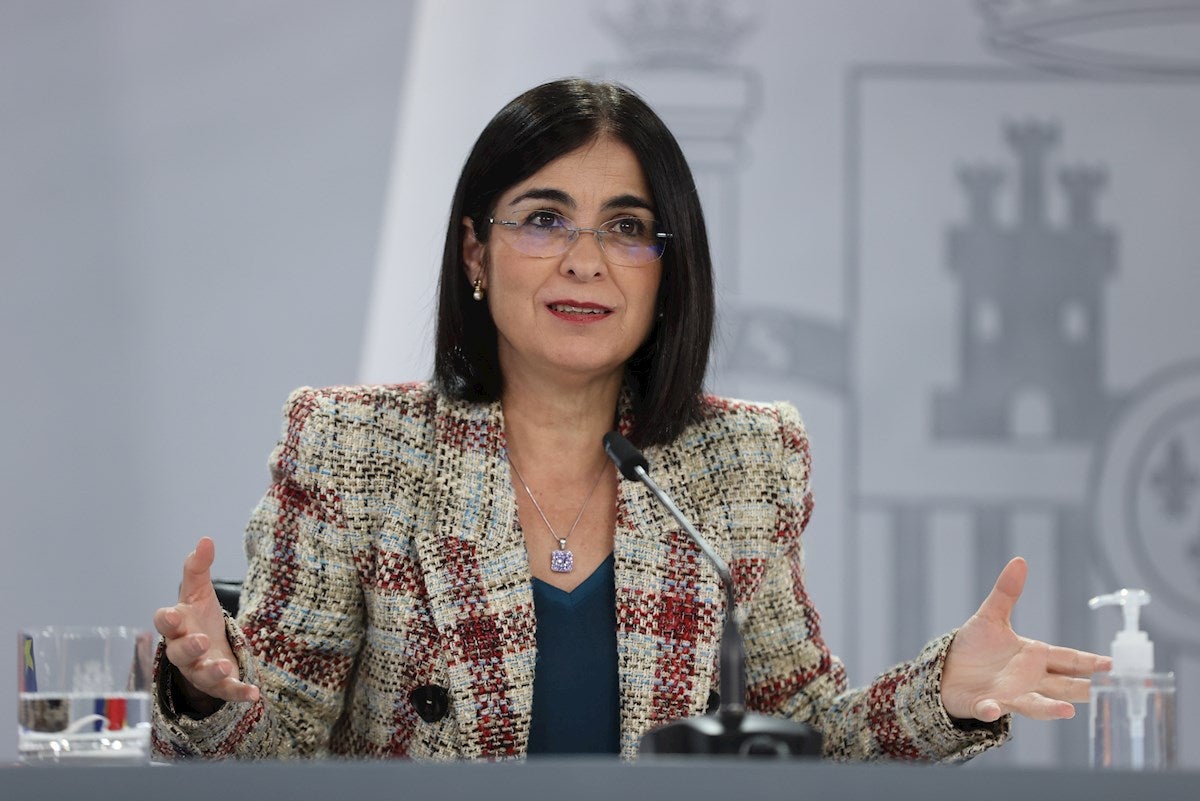 Carolina Darias descarta de momento la reducción de cuarentenas a 4-5 días: "Es un tema absolutamente inmaduro" Carolina Darias descarta de momento la reducción de cuarentenas a 4-5 días: "Es un tema absolutamente inmaduro"