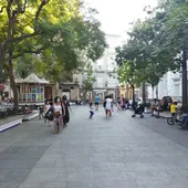 Una calle céntrica en Cádiz Una calle céntrica en Cádiz