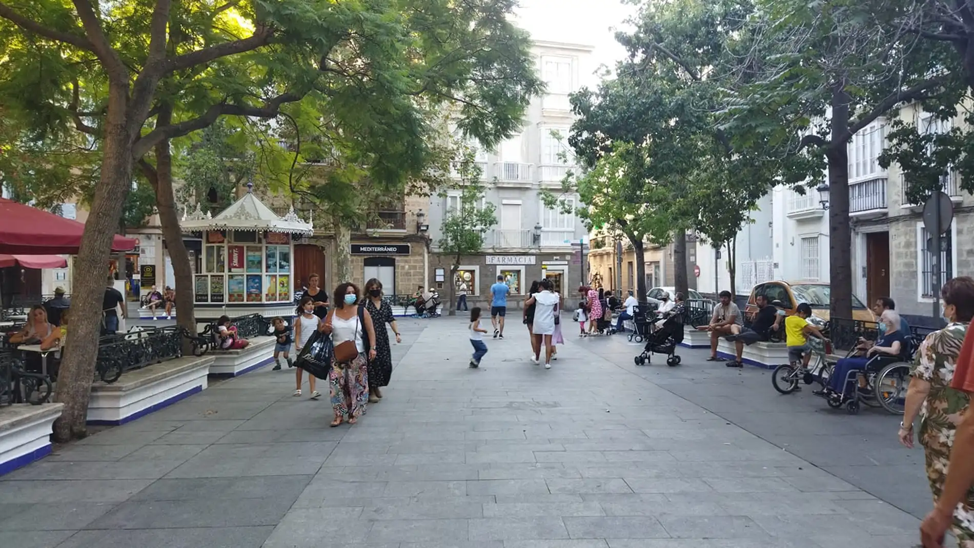 Una calle céntrica en Cádiz