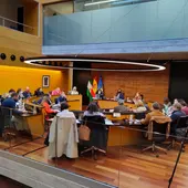Instantes de la aprobación de los Presupuestos 2022 Instantes de la aprobación de los Presupuestos 2022