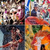 Imágenes de distintas celebraciones del Carnaval.