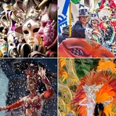 Imágenes de distintas celebraciones del Carnaval. Imágenes de distintas celebraciones del Carnaval.