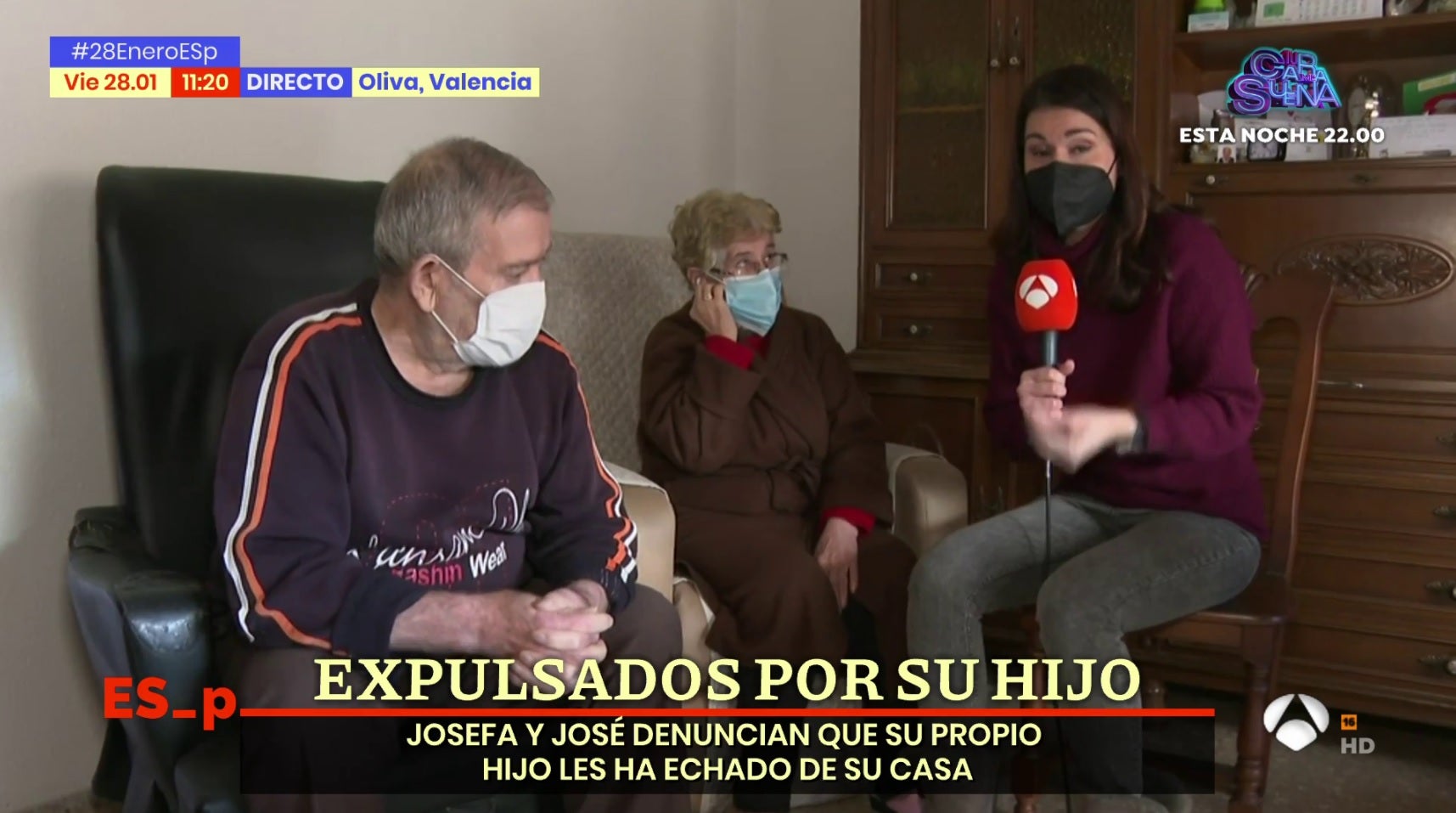 Josefa y José, un matrimonio de 75 años al que su hijo les ha okupado la casa Josefa y José, un matrimonio de 75 años al que su hijo les ha okupado la casa