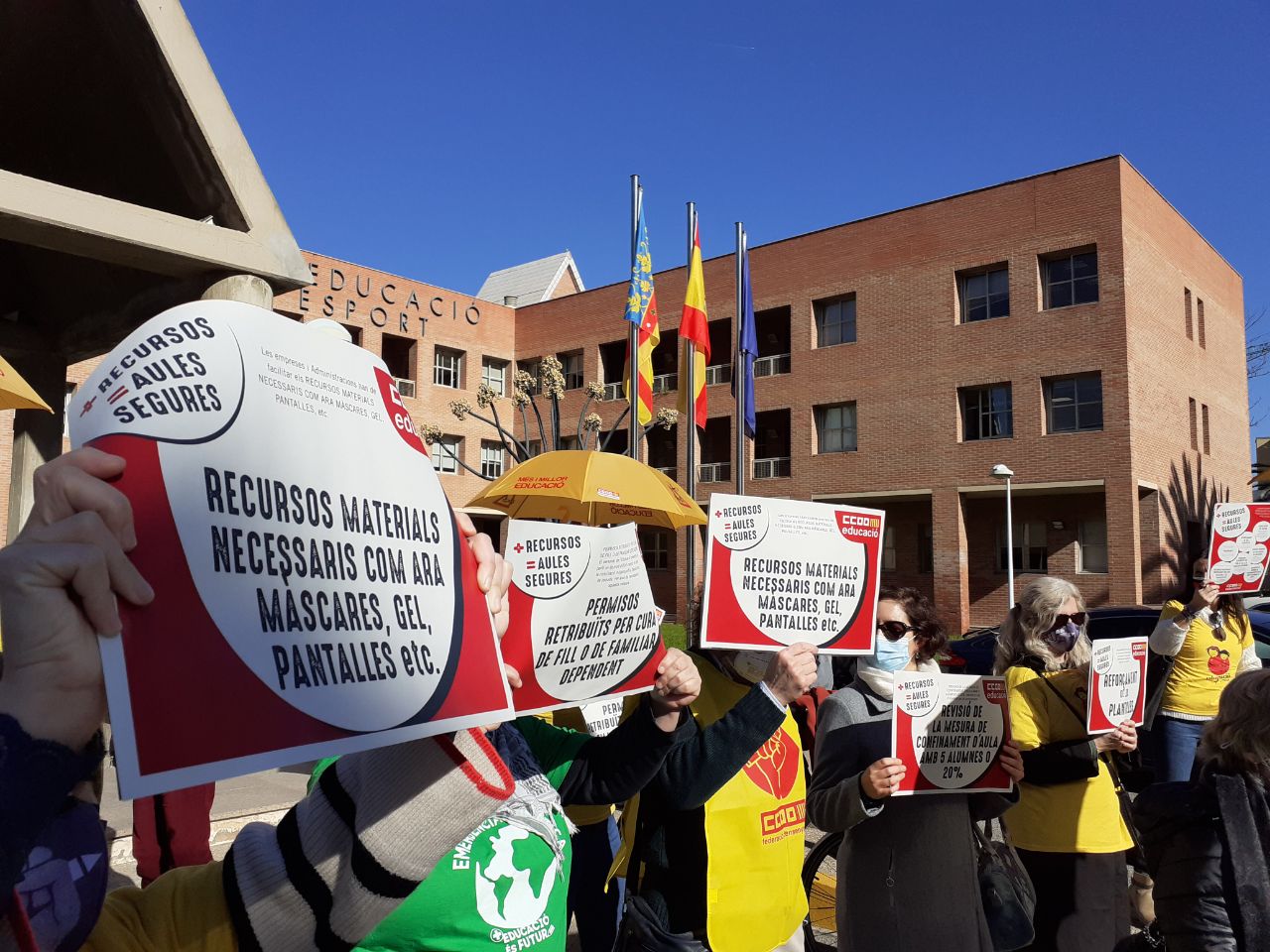Xelo Valls, CCOO Educació: "El profesorado está agotado" Xelo Valls, CCOO Educació: "El profesorado está agotado"