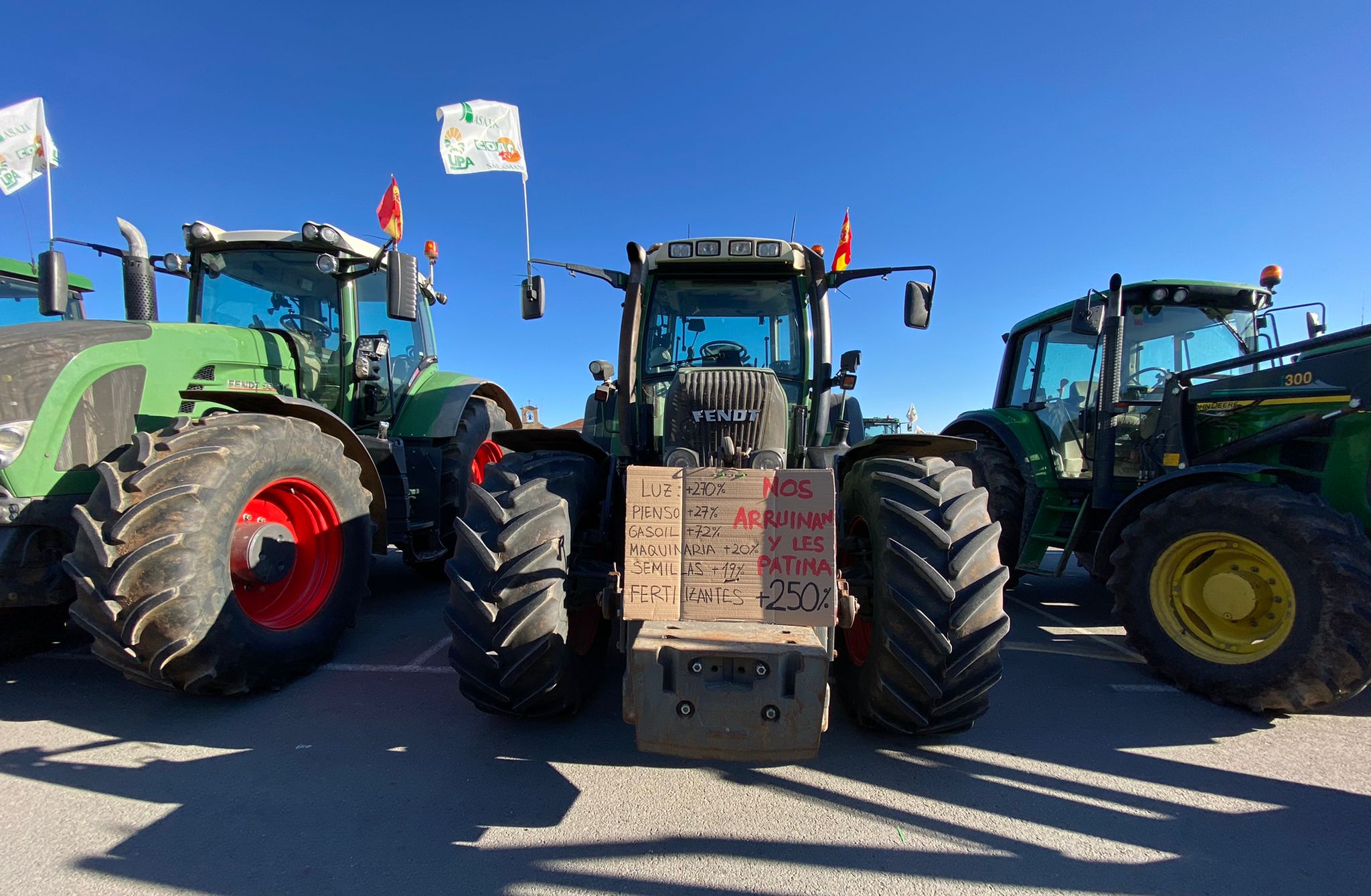 El campo aterriza con sus tractores el viernes en Valladolid El campo aterriza con sus tractores el viernes en Valladolid