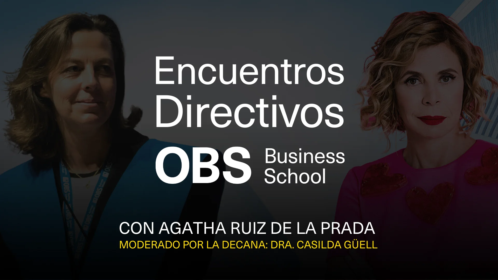 Encuentros Directivos OBS Business School con Agatha Ruiz de la Prada 