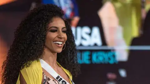 Imagen de archivo de Cheslie Kryst, miss Estados Unidos en 2019 Imagen de archivo de Cheslie Kryst, miss Estados Unidos en 2019