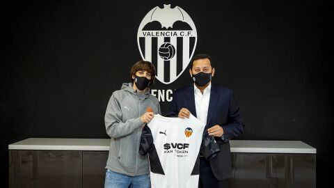 Bryan Gil, nuevo jugador del Valencia CF