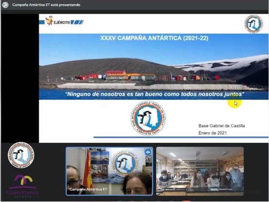 Alumnos del Claret conocen los proyectos españoles en la Antártida Alumnos del Claret conocen los proyectos españoles en la Antártida