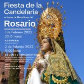 Cartel Fiestas Candelaria 2022 en Alcázar