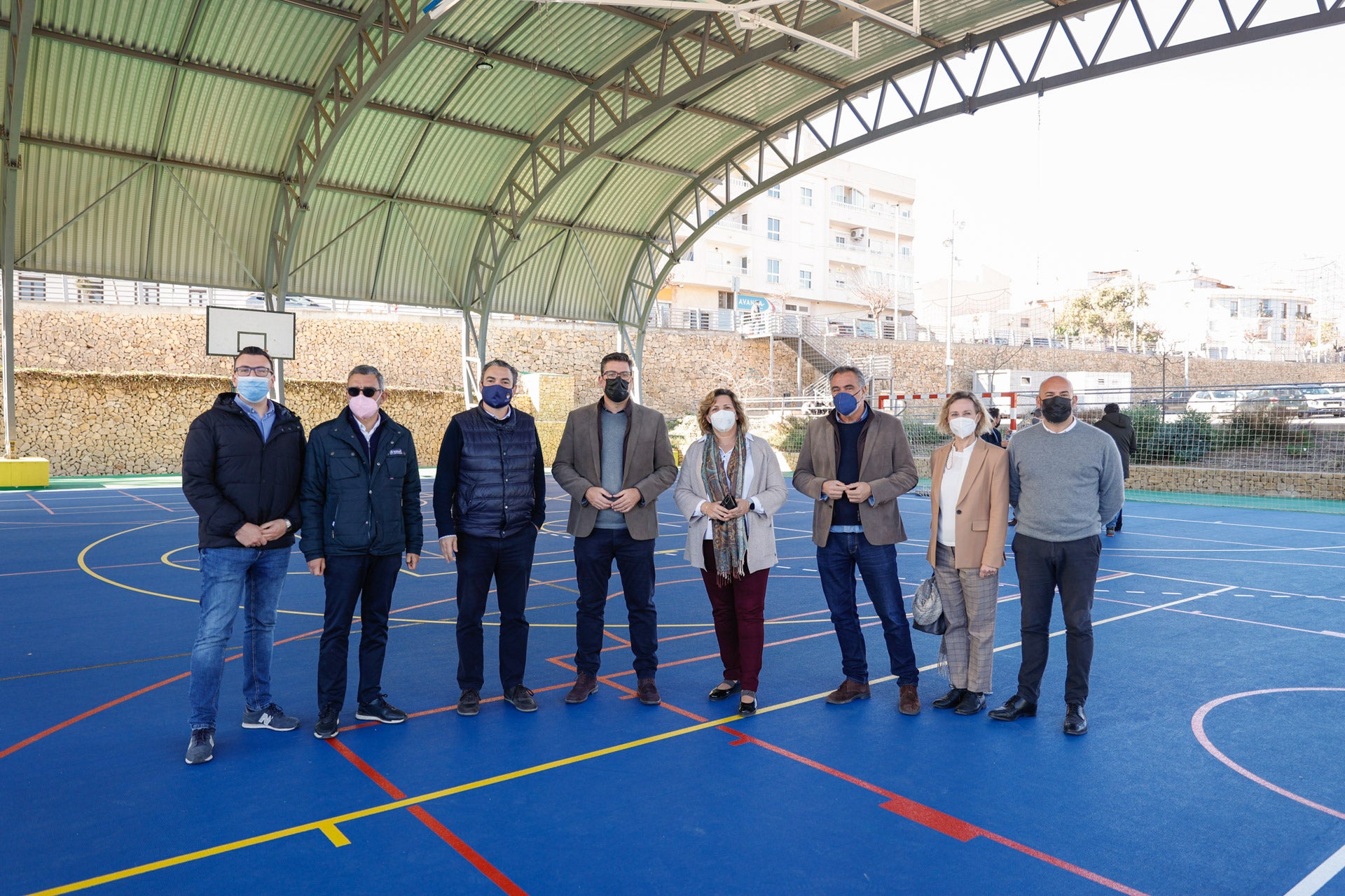 Diputación culmina la renovación del firme de la pista deportiva cubierta de L'Alfàs del Pi Diputación culmina la renovación del firme de la pista deportiva cubierta de L'Alfàs del Pi