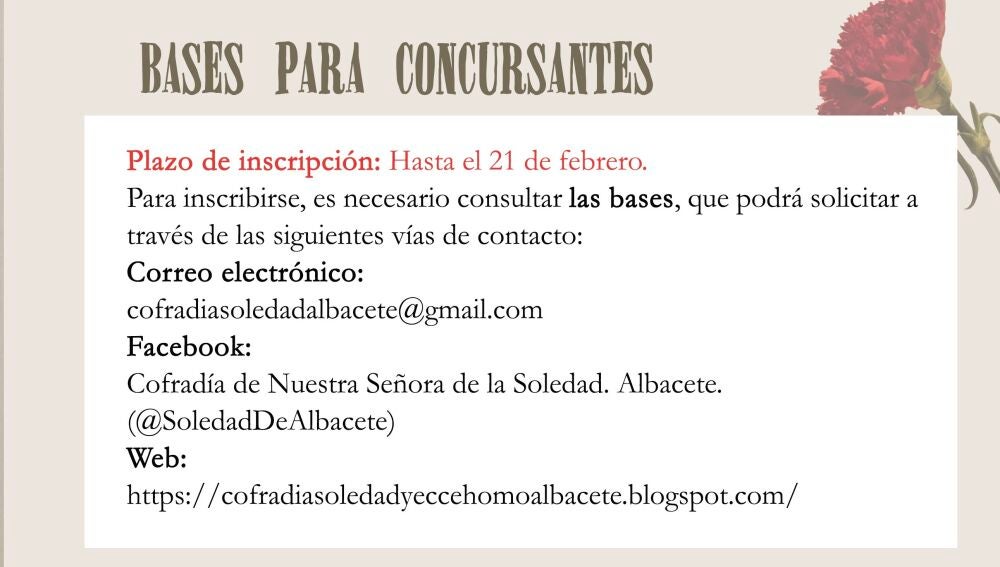 Bases concurso Saeta