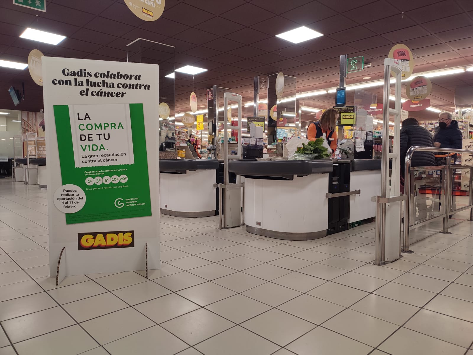 Gadis se suma a la campaña "La compra de tu vida" de la AECC Gadis se suma a la campaña "La compra de tu vida" de la AECC