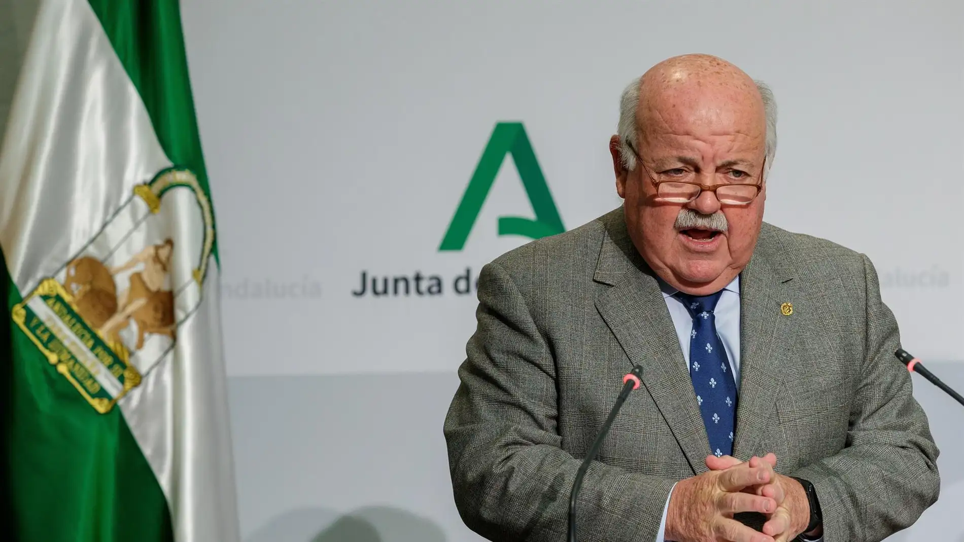 Jesús Aguirre, consejero de Sanidad de la Junta de Andalucía