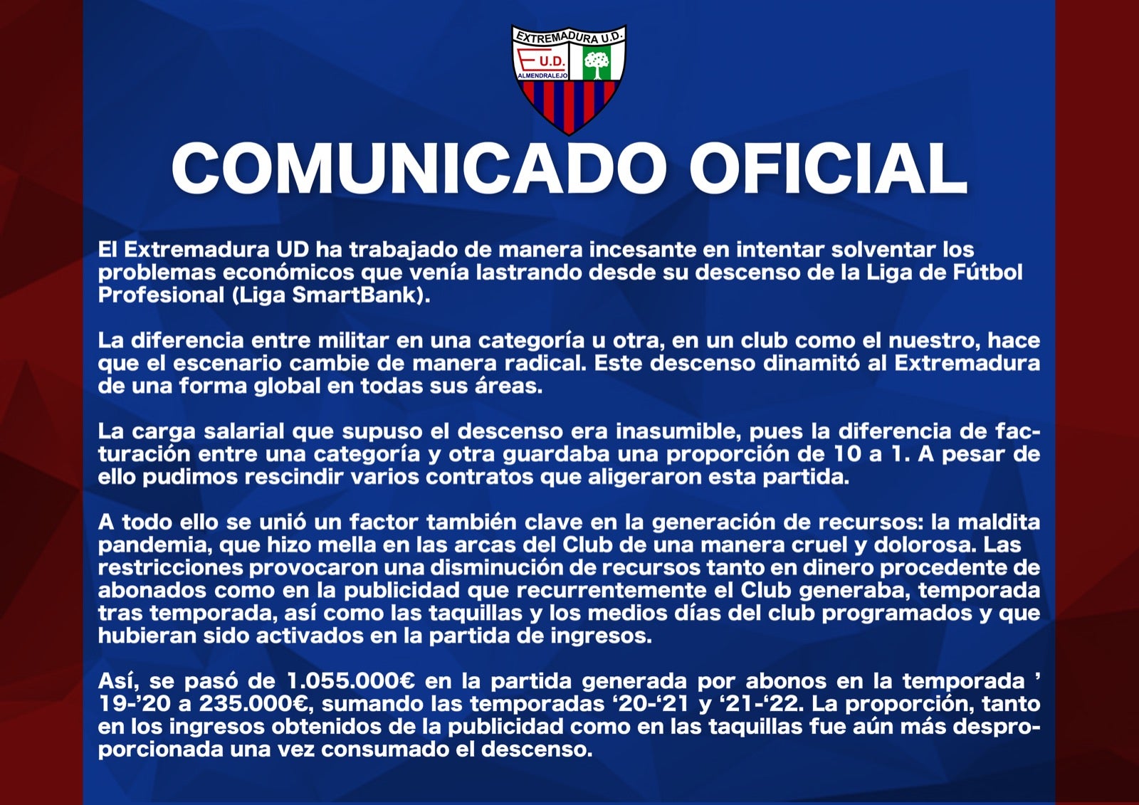 El Extremadura llega a su recta final El Extremadura llega a su recta final