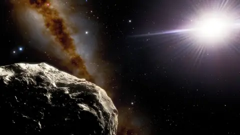 Ilustración asteroide troyano 2020 XL5 Ilustración asteroide troyano 2020 XL5