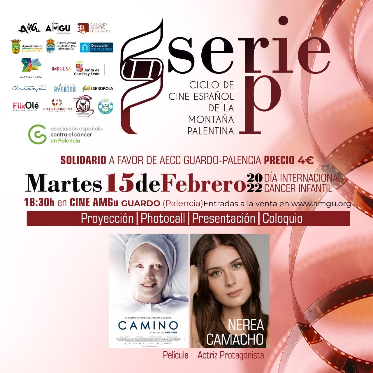 Nerea Camacho acudirá a Guardo para participar en en el ciclo "Serie P" a favor de la AECC Nerea Camacho acudirá a Guardo para participar en en el ciclo "Serie P" a favor de la AECC