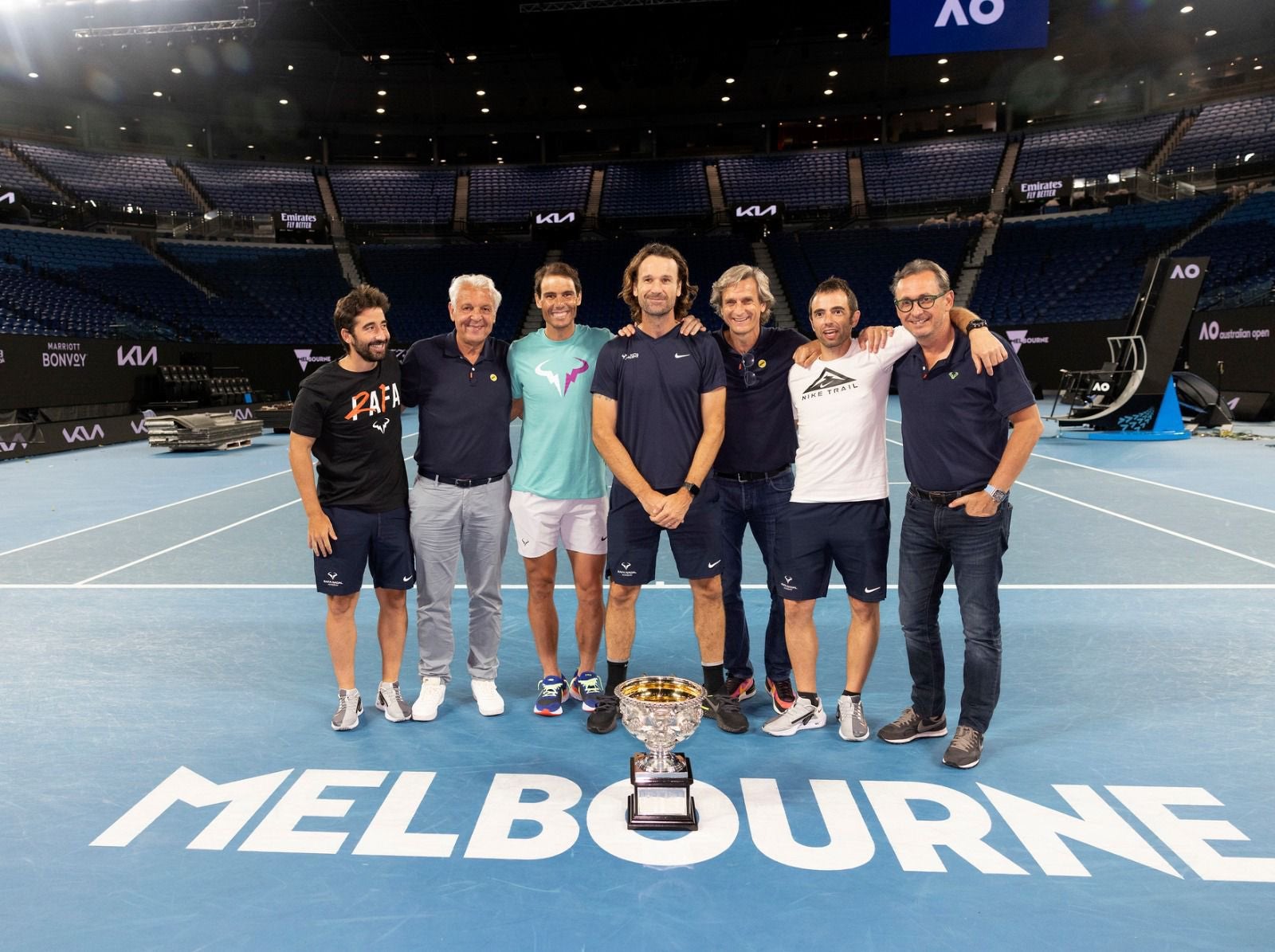 Carlos Moyá: "Creo que no es el último Grand Slam que voy a ver ganar a Nadal" Carlos Moyá: "Creo que no es el último Grand Slam que voy a ver ganar a Nadal"
