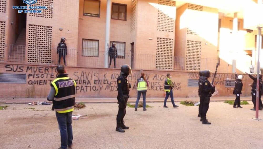 Importante operativo de seguridad policial