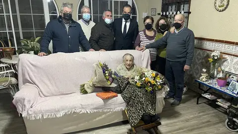 María González en su 107 cumpleaños María González en su 107 cumpleaños