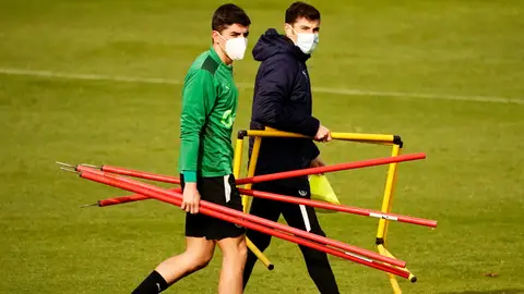 Real Racing Club Real Racing Club, entrenamiento con mascarilla