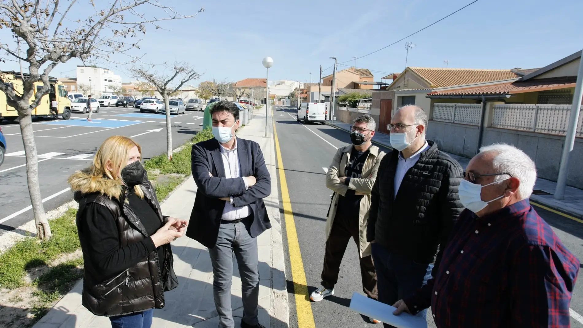 El alcalde visita el barrio de Rabasa 