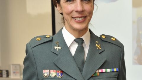 Silvia Gil, teniente coronel de la Guardia Civil, recoge el premio Mujer L&iacute;der 2028