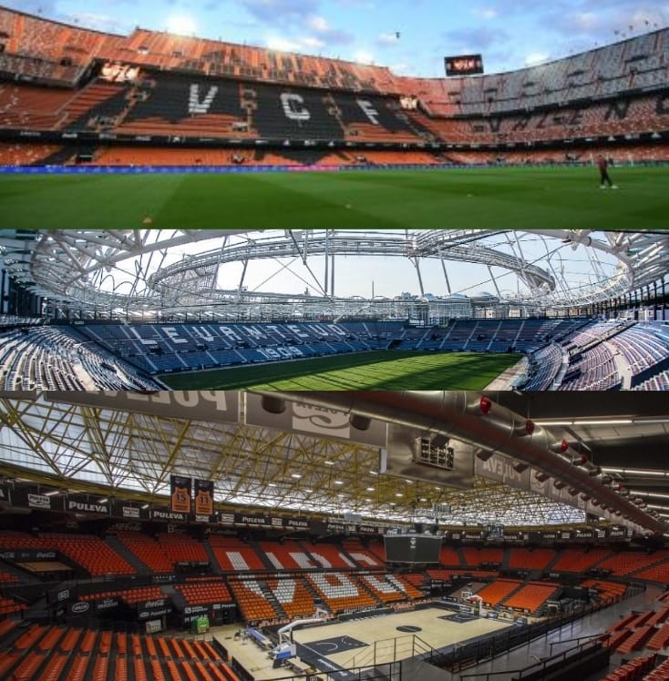 Empujón a los aforos en estadios y pabellones Empujón a los aforos en estadios y pabellones