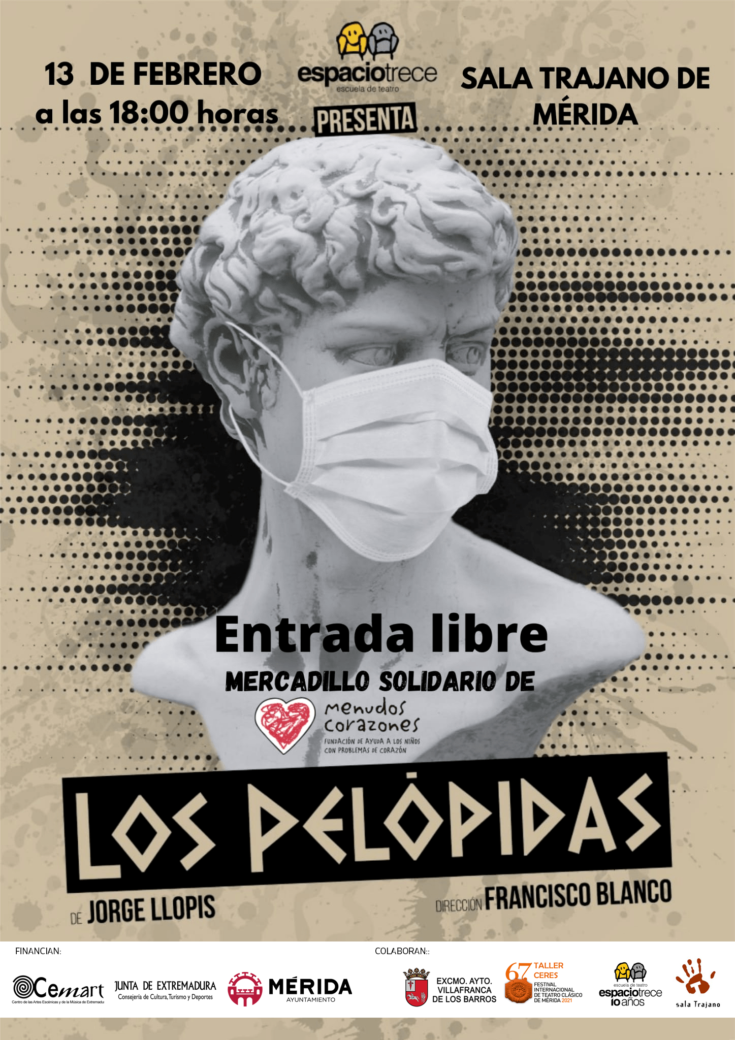 'Las Pelópidas' llega a la Sala Trajano el domingo 'Las Pelópidas' llega a la Sala Trajano el domingo