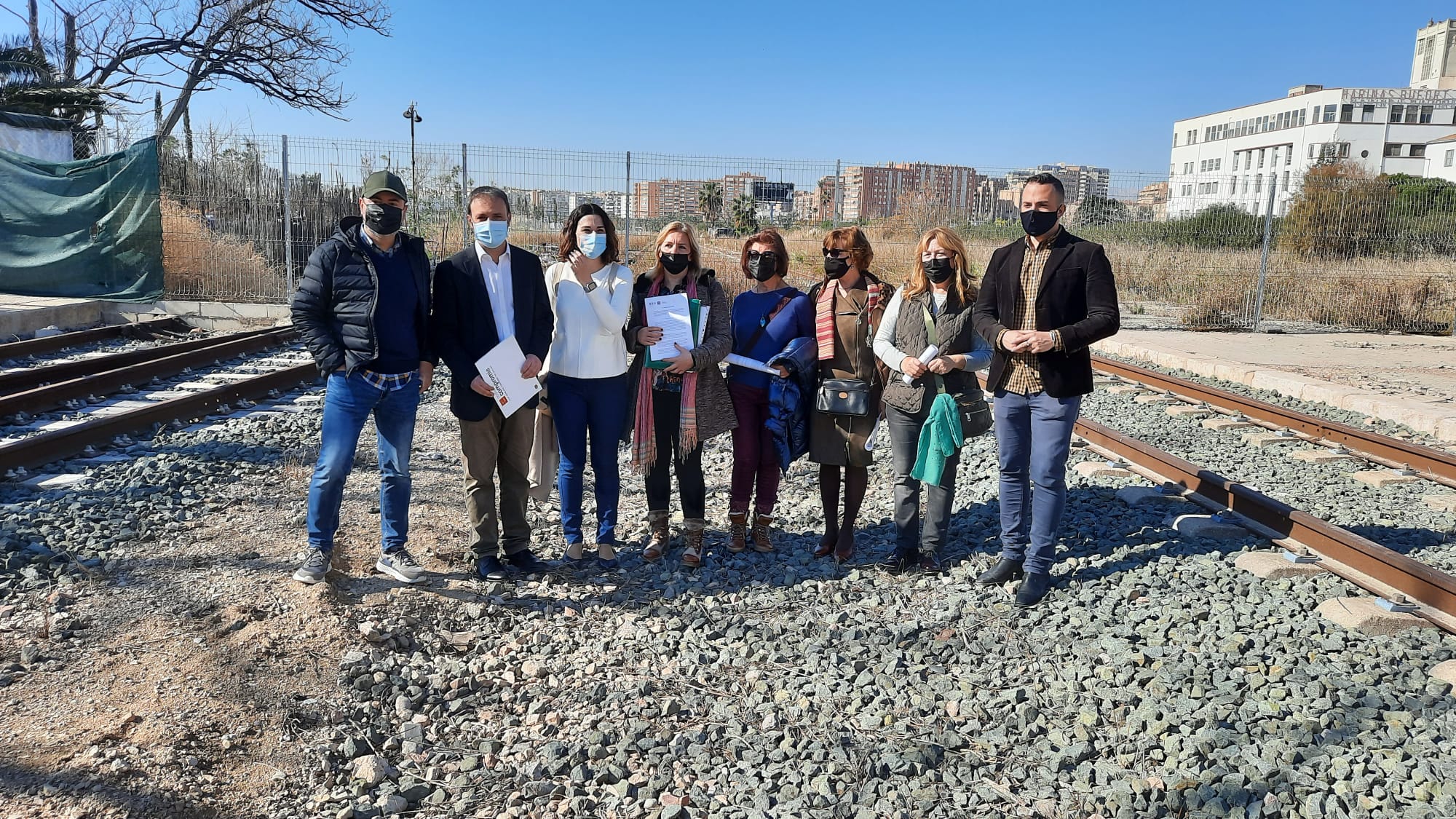 Compromís pide accesos provisionales para que los peatones puedan acceder al Parque del Mar Compromís pide accesos provisionales para que los peatones puedan acceder al Parque del Mar