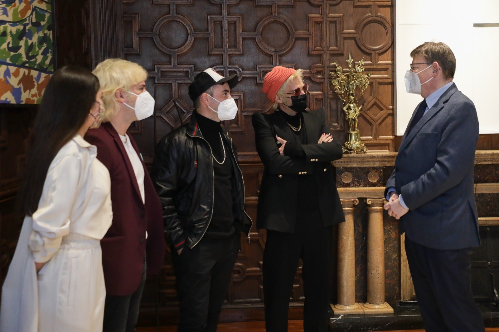 El president de la Generalitat propone una campaña conjunta a los finalistas valencianos del Benidorm Fest El president de la Generalitat propone una campaña conjunta a los finalistas valencianos del Benidorm Fest