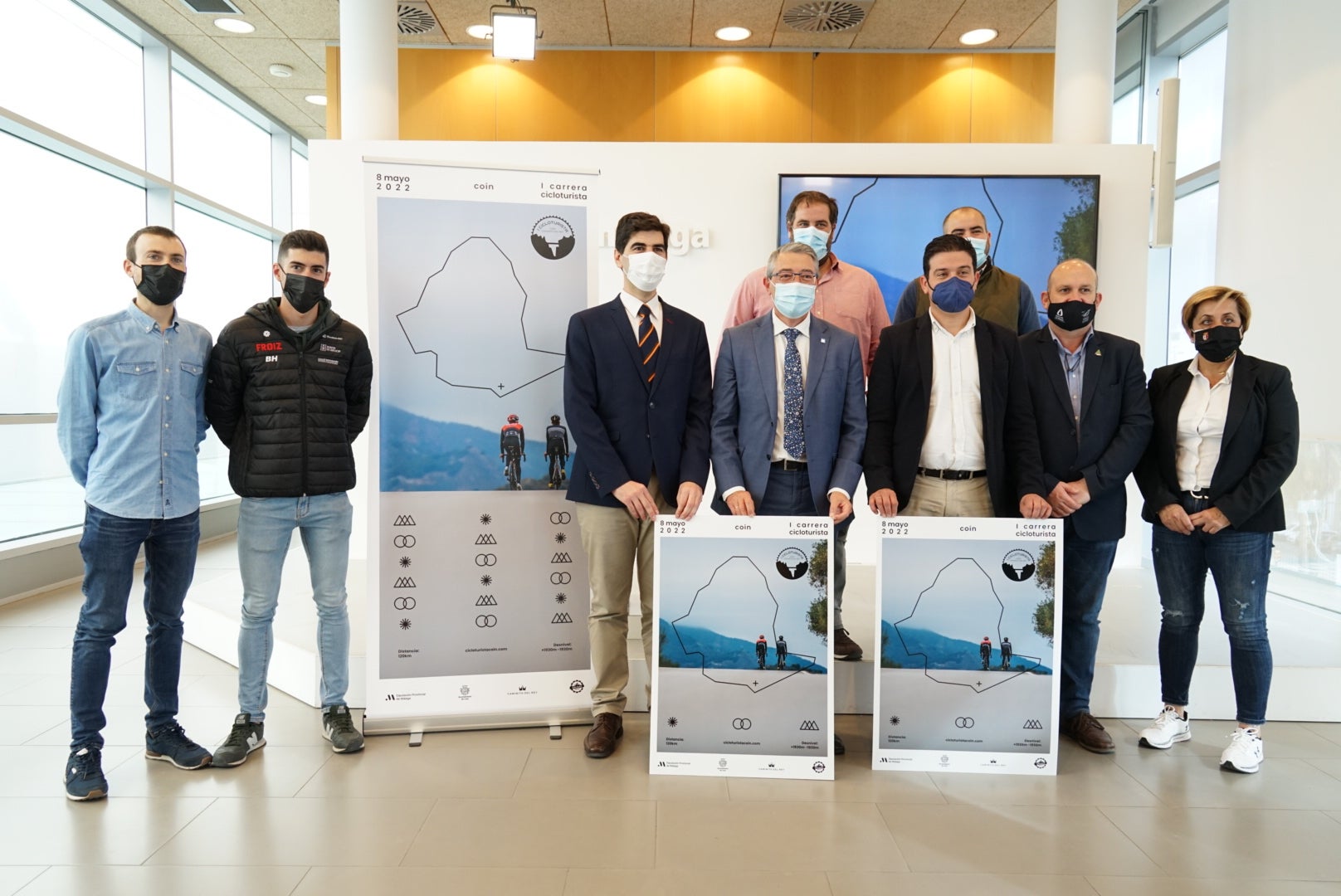 Ayuntamiento y Diputación presentan la I Cicloturista Coín – Caminito del Rey Ayuntamiento y Diputación presentan la I Cicloturista Coín – Caminito del Rey