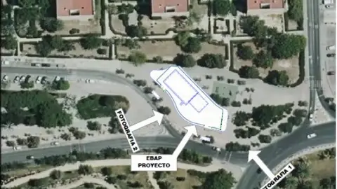 Lugar en el que se situará la estación de bombeo Lugar en el que se situará la estación de bombeo