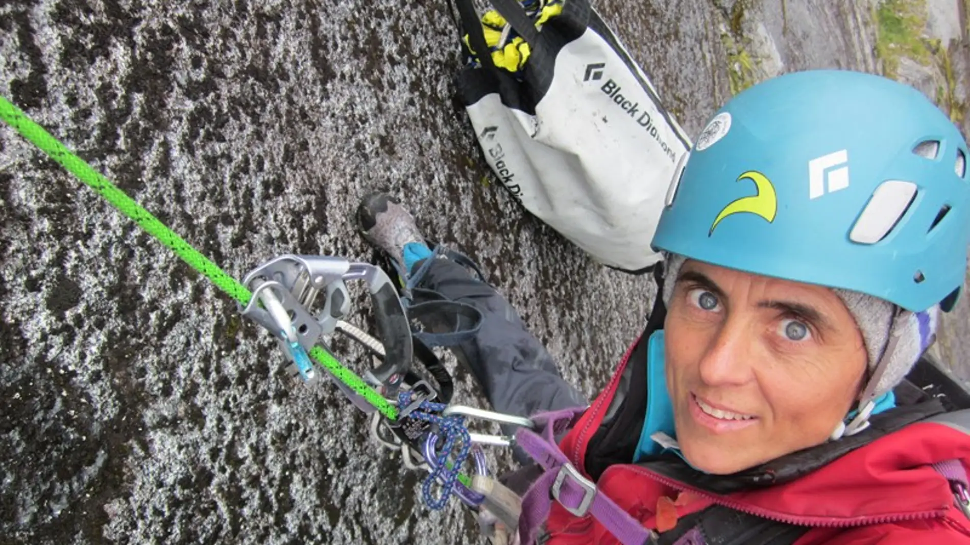 La escaladora Sílvia Vidal, en el Pirineos Mountain Film Festival