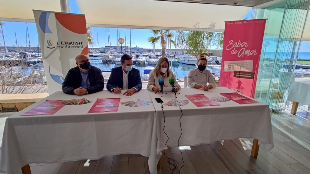 Herick Campos presenta en La Vila Joiosa la campaña "Sabor de Amor", que une a 100 hosteleros de la Comunidad Herick Campos presenta en La Vila Joiosa la campaña "Sabor de Amor", que une a 100 hosteleros de la Comunidad