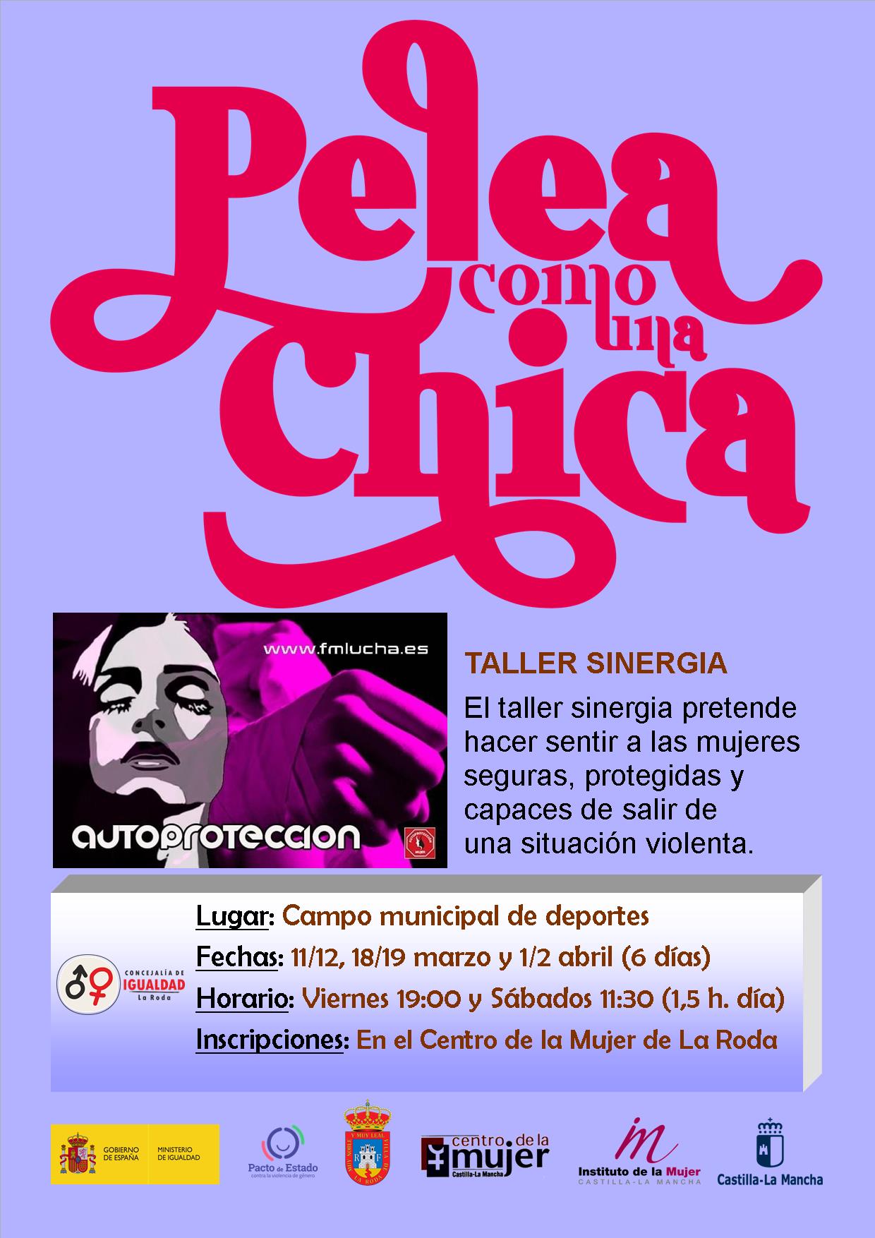 'Pelea como una chica', taller de autoprotección para la Semana de las Mujeres de La Roda 'Pelea como una chica', taller de autoprotección para la Semana de las Mujeres de La Roda