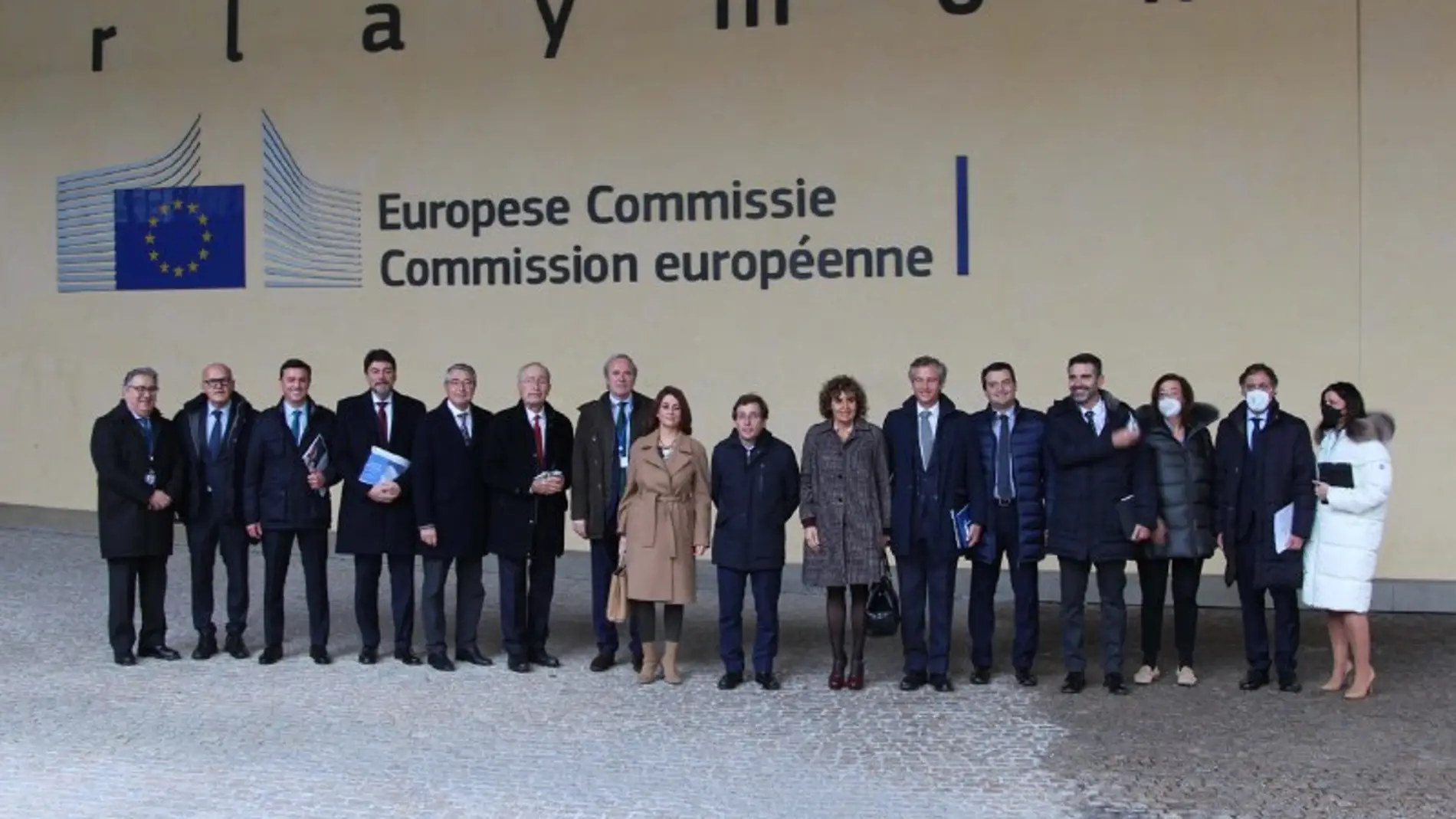 Alcaldes del PP ante la Comisión Europea