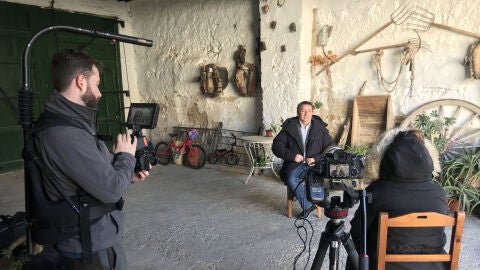 Momento del rodaje del documental &quot;Hay sitio para todos&quot;